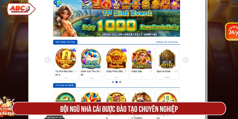 Đội ngũ ABC8 chuyên nghiệp cùng đa dạng tiện ích lớn