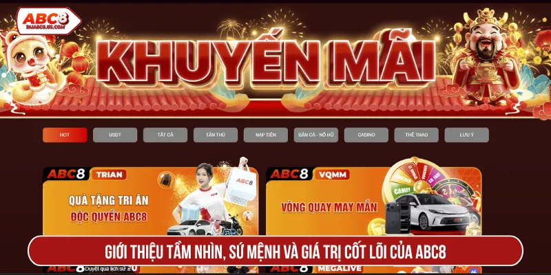 Giới thiệu tầm nhìn, sứ mệnh và giá trị cốt lõi của ABC8