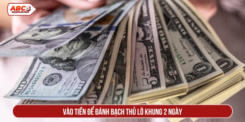 Hướng dẫn vào tiền để đánh bạch thủ lô khung 2 ngày