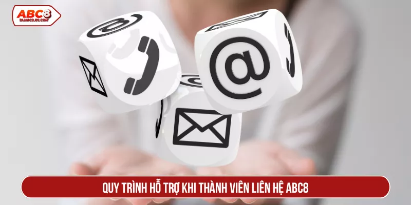 Quy trình hỗ trợ khi thành viên liên hệ ABC8