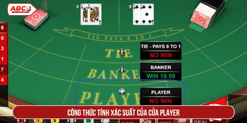 Tính EV của cửa cược Player
