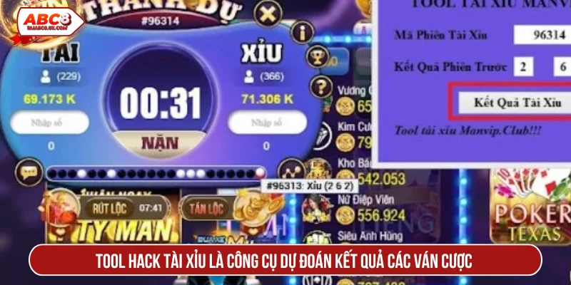 Tool hack tài xỉu là công cụ dự đoán kết quả các ván cược